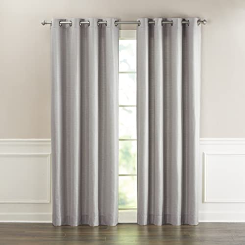 Grasscloth Lined Grommet Panel w/Wand