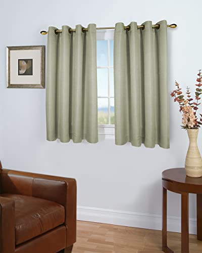 Grasscloth Lined Grommet Panel w/Wand
