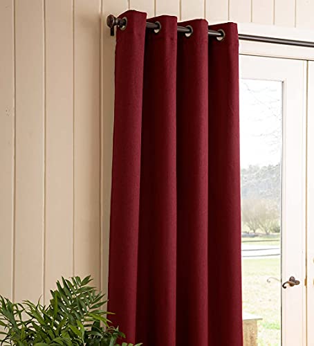 Tacoma Double Black Out Grommet Patio Panel w/Wand