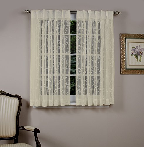 Isabella Lace Ruffled Valance
