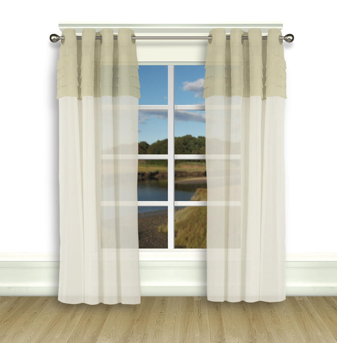 Geneva Pleated Grommet Panel