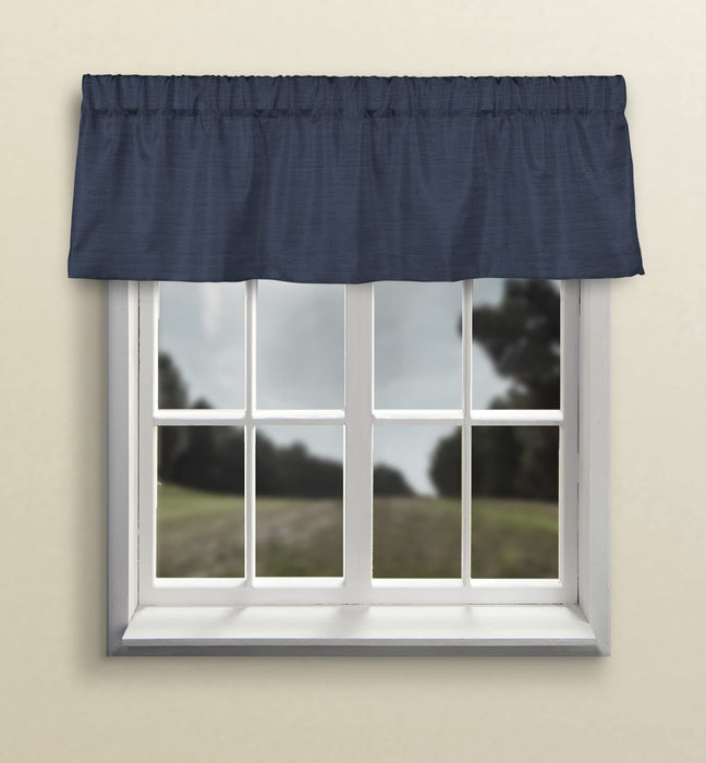 Grasscloth Lined Valance w/3" Rod Pocket