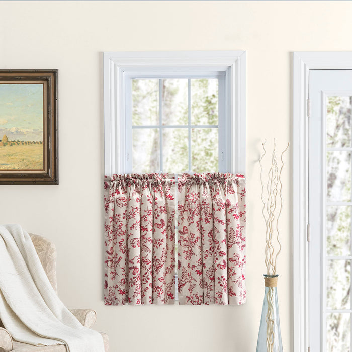 Waverly Gardens Rod Pocket Tier Pair