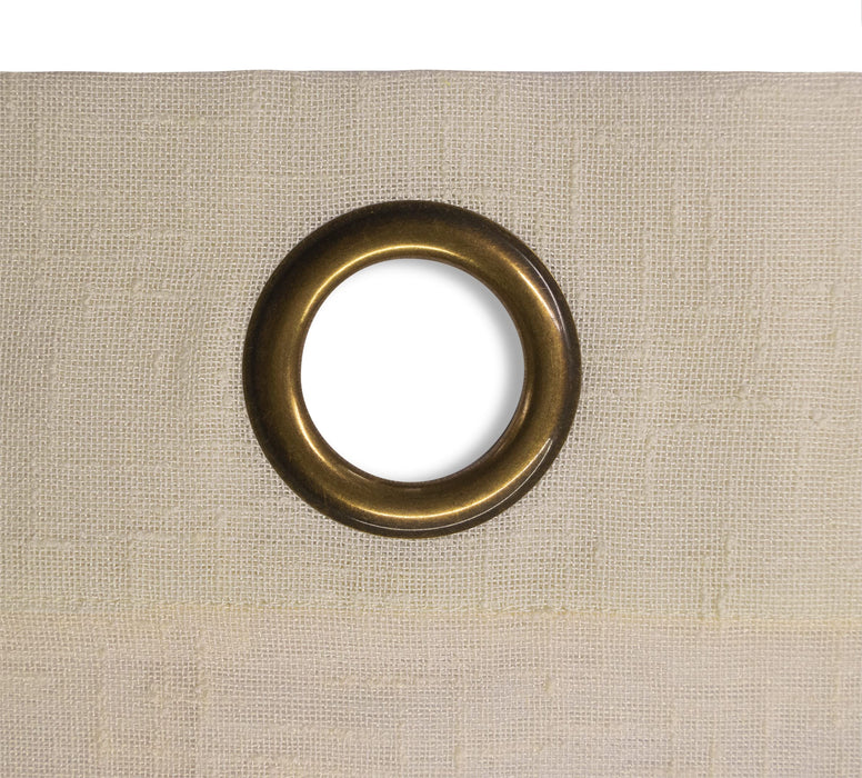 Shannon Sheer Linen Grommet Panel
