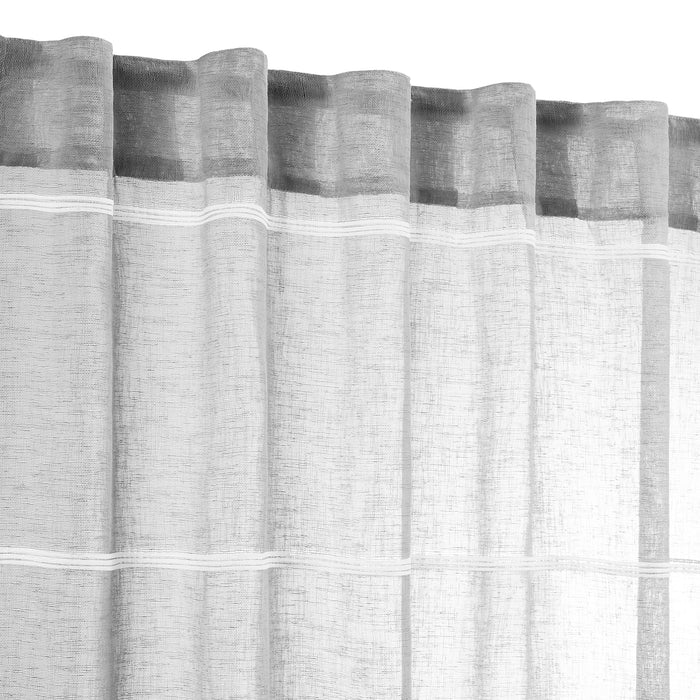 Horizon Stripe Rod Pocket w/Back Tabs Panel