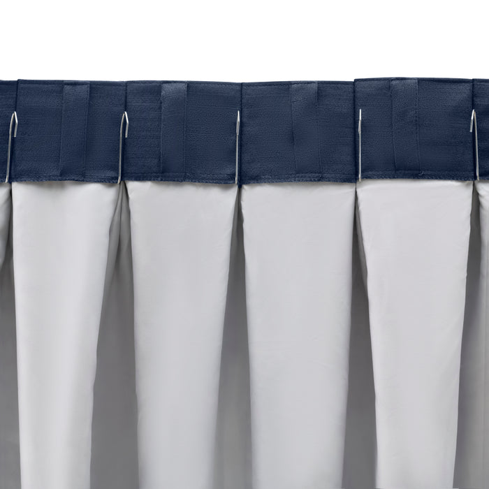 Grasscloth 2/Way Pinch Pleated w/Back Tabs Patio Panel