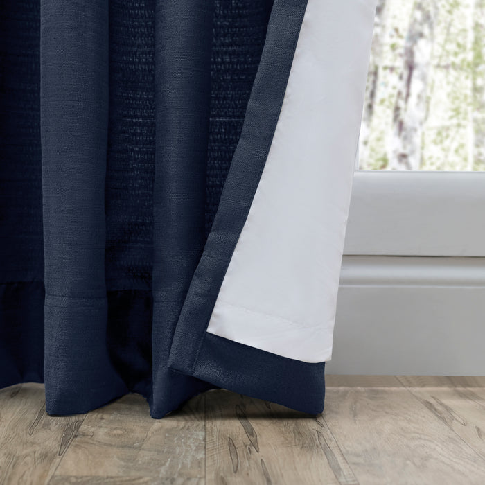 Grasscloth 2/Way Pinch Pleated w/Back Tabs Patio Panel