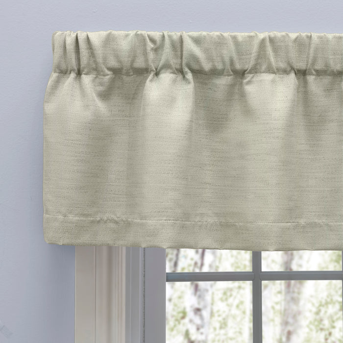 Grasscloth Lined Valance w/3" Rod Pocket