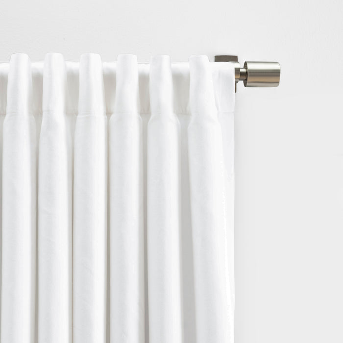 Ricardo Herringbone Lined Rod Pocket w/Back Tabs Panel