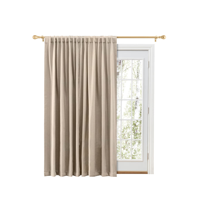 Ricardo Grand Pointe Rod Pocket Patio Panel w/Back Tabs & Wand