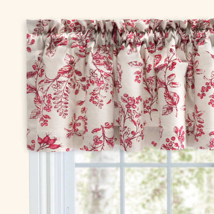 Waverly Gardens Rod Pocket Tailored Valance