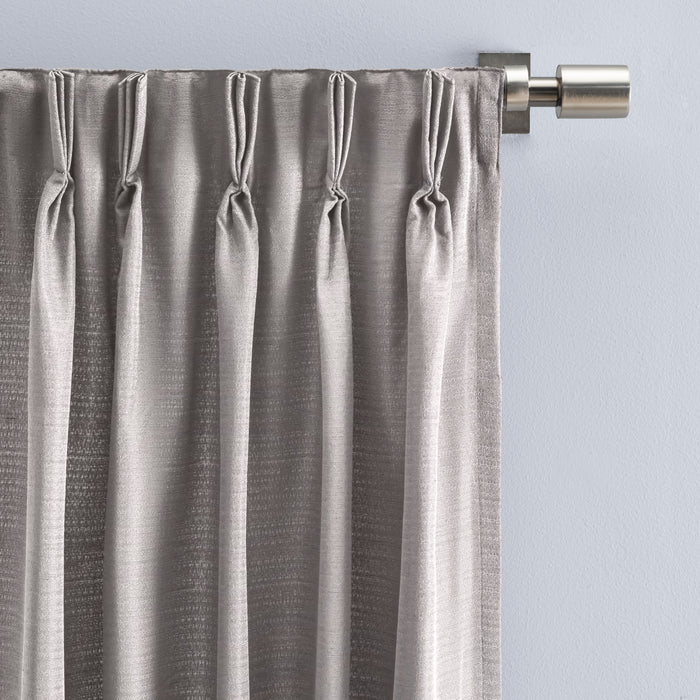 Grasscloth 2/Way Pinch Pleated w/Back Tabs Patio Panel