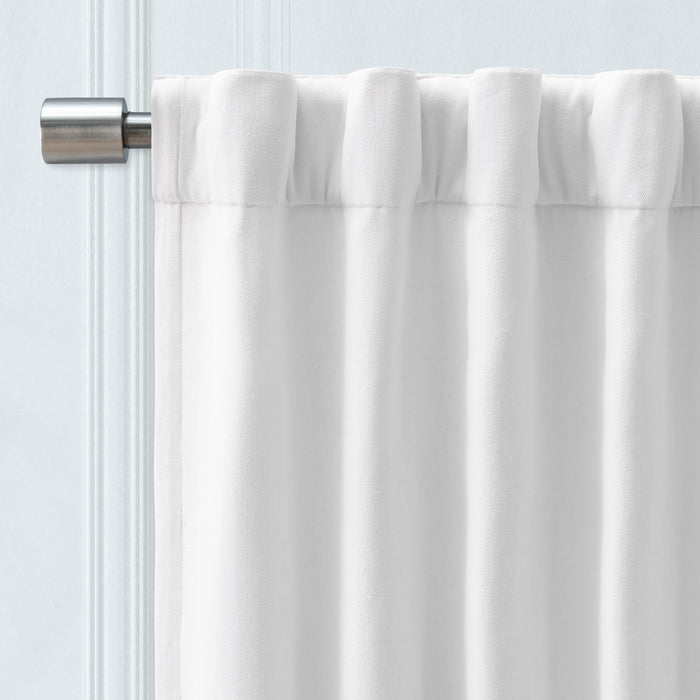 Chevron 80C/20P Sustainable Triple Lined Rod Pocket w/Back Tabs Panel