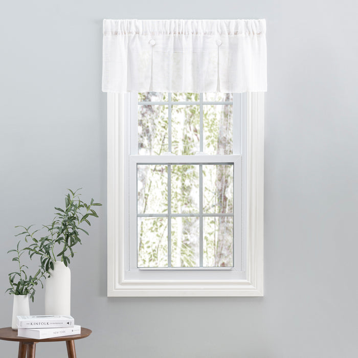 Shannon Rod Pocket w/Header Tailored Valance