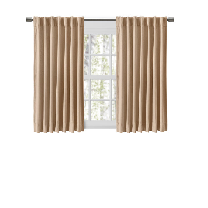 Chevron 80C/20P Sustainable Unlined Rod Pocket w/Back Tabs Panel