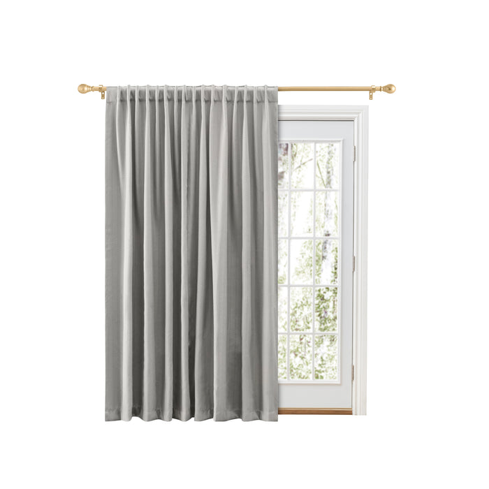 Ricardo Grand Pointe Rod Pocket Patio Panel w/Back Tabs & Wand
