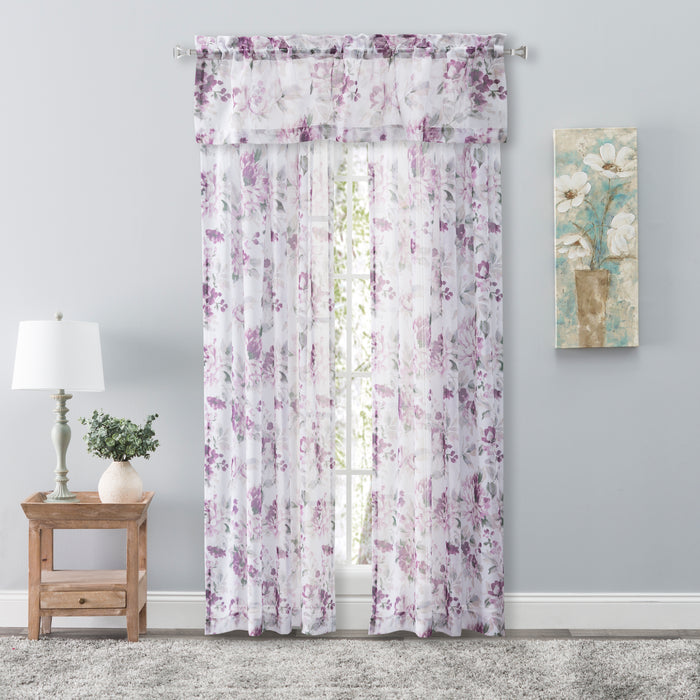 Whimsical Sheer Rod Pocket Valance