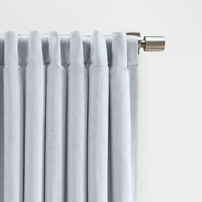 Ricardo Herringbone Lined Rod Pocket w/Back Tabs Panel