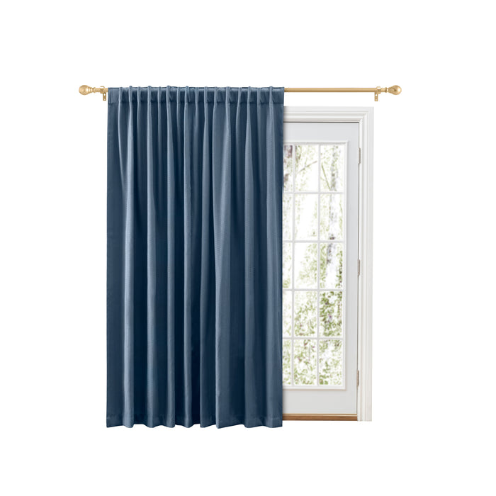 Ricardo Grand Pointe Rod Pocket Patio Panel w/Back Tabs & Wand