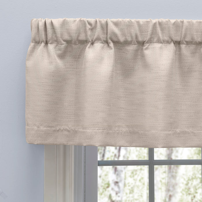 Grasscloth Lined Valance w/3" Rod Pocket