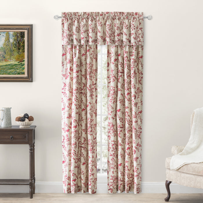 Waverly Gardens Rod Pocket Tailored Valance