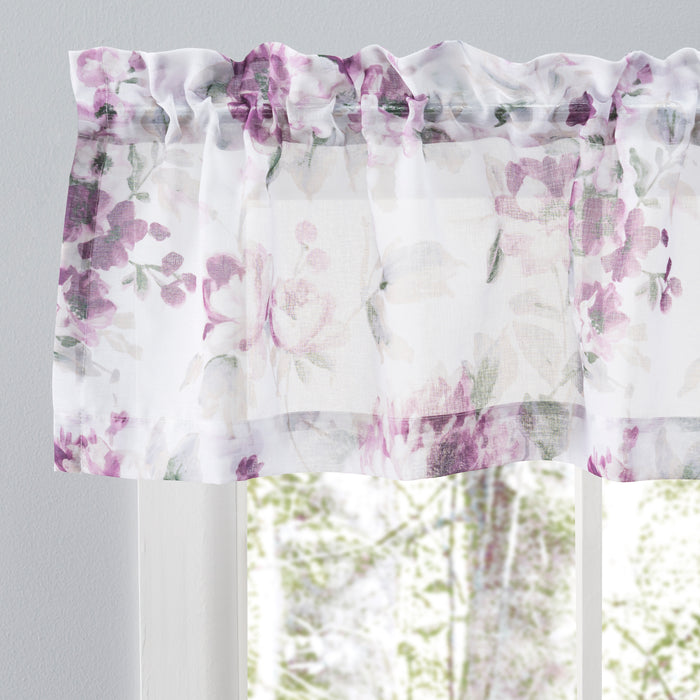 Whimsical Sheer Rod Pocket Valance