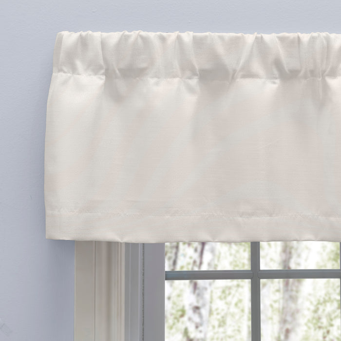 Grasscloth Lined Valance w/3" Rod Pocket