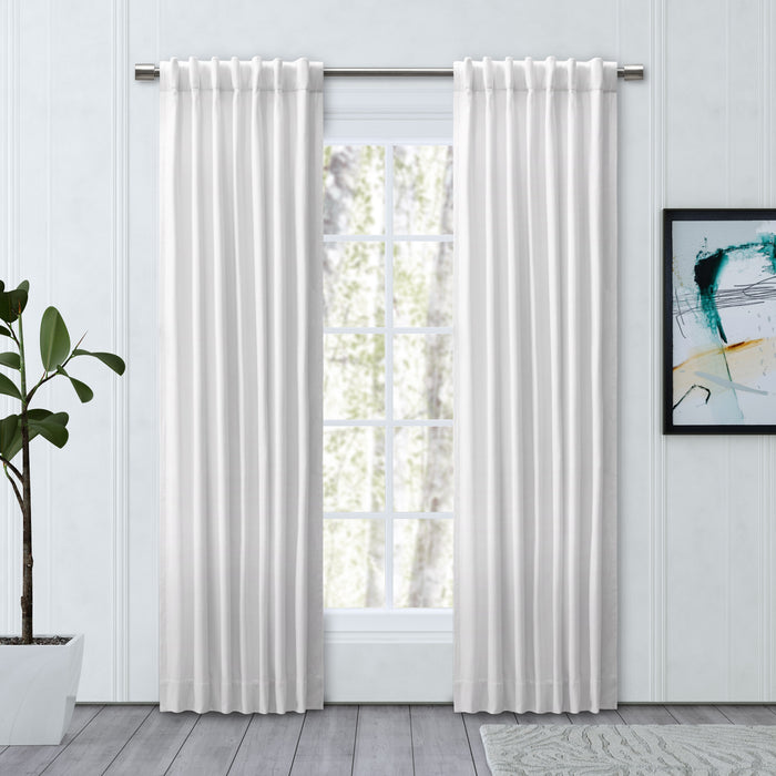 Chevron 80C/20P Sustainable Triple Lined Rod Pocket w/Back Tabs Panel
