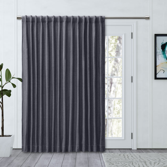 Chevron 80C/20P Sustainable Triple Lined Rod Pocket w/Back Tabs Patio Panel