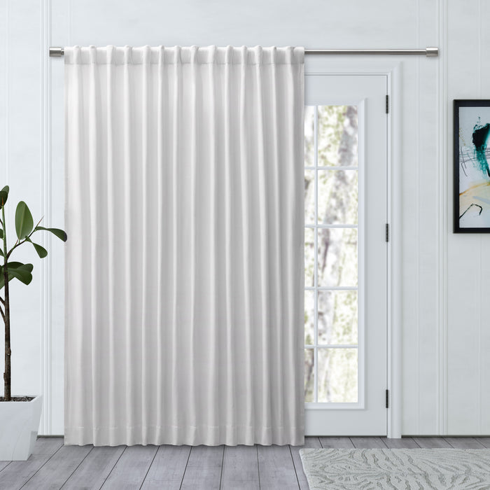Chevron 80C/20P Sustainable Triple Lined Rod Pocket w/Back Tabs Patio Panel