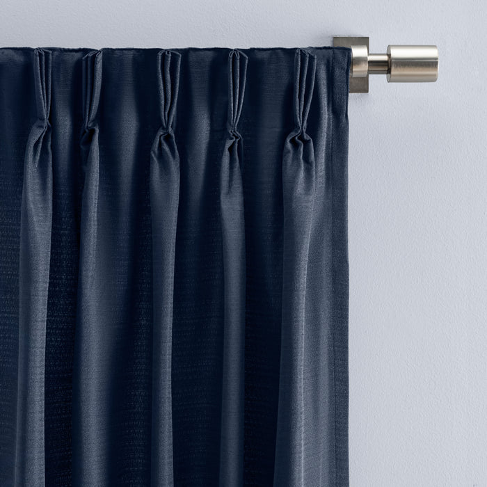 Grasscloth 2/Way Pinch Pleated w/Back Tabs Patio Panel