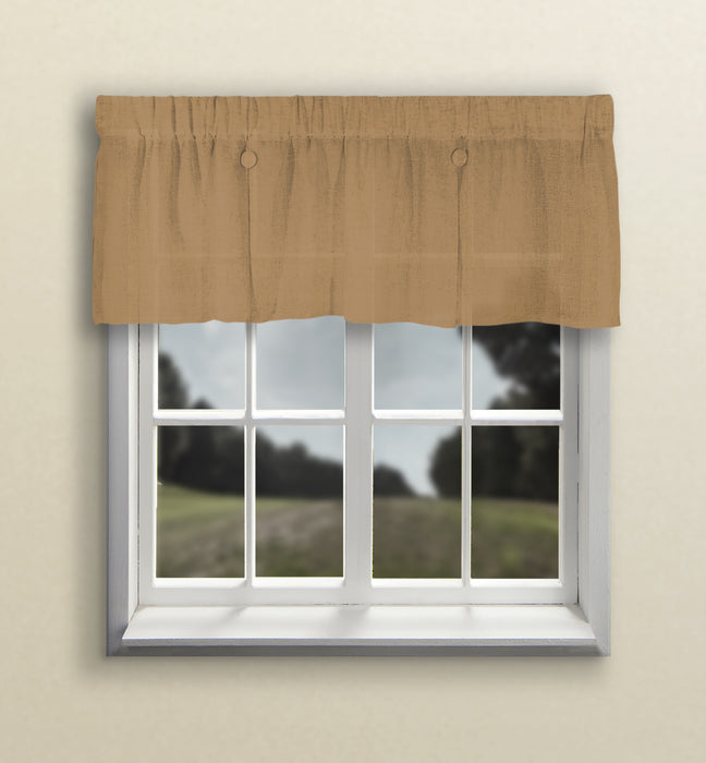 Shannon Rod Pocket w/Header Tailored Valance