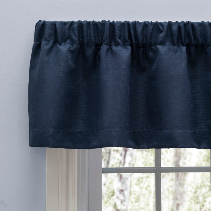 Grasscloth Lined Valance w/3" Rod Pocket