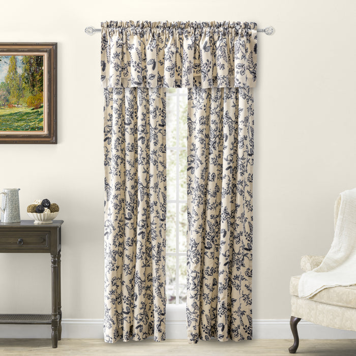 Waverly Gardens Rod Pocket Tailored Valance