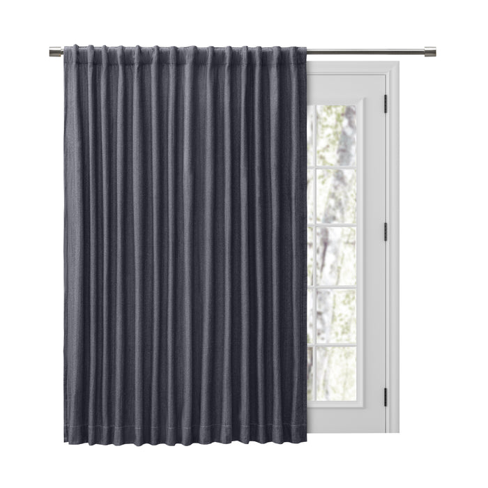 Chevron 80C/20P Sustainable Triple Lined Rod Pocket w/Back Tabs Patio Panel