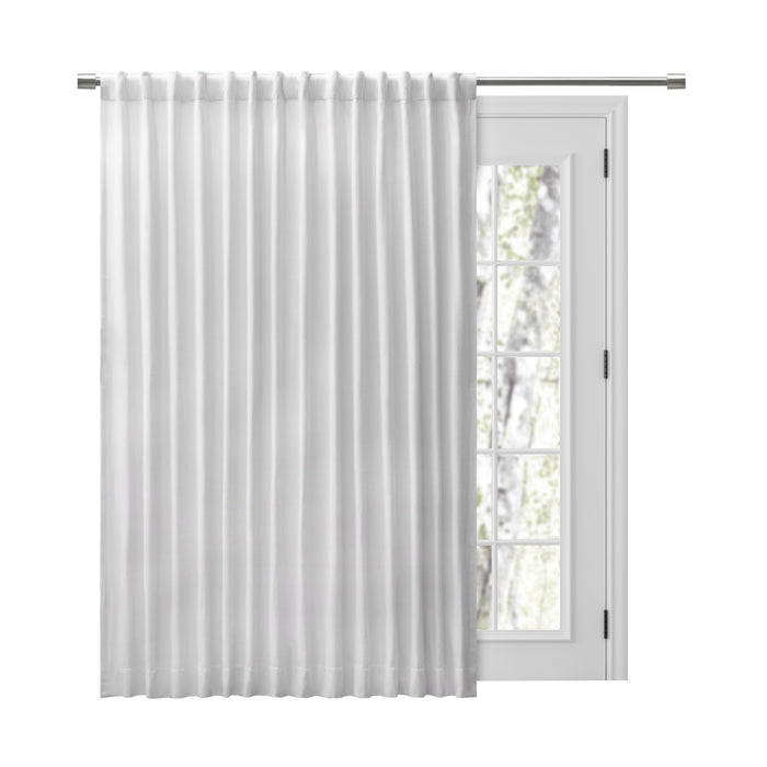 Chevron 80C/20P Sustainable Triple Lined Rod Pocket w/Back Tabs Patio Panel