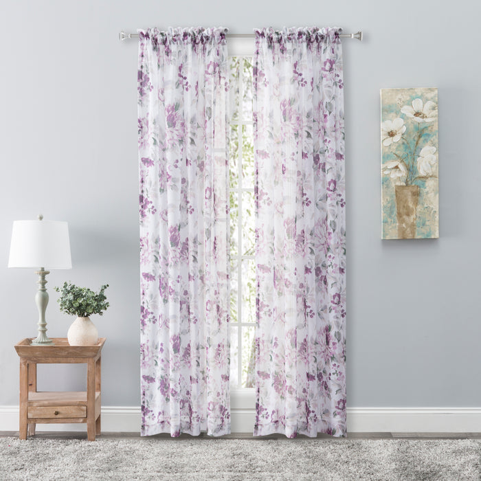 Whimsical Sheer Rod Pocket Panel