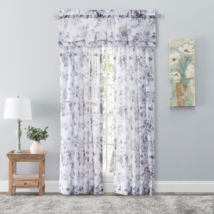 Whimsical Sheer Rod Pocket Valance